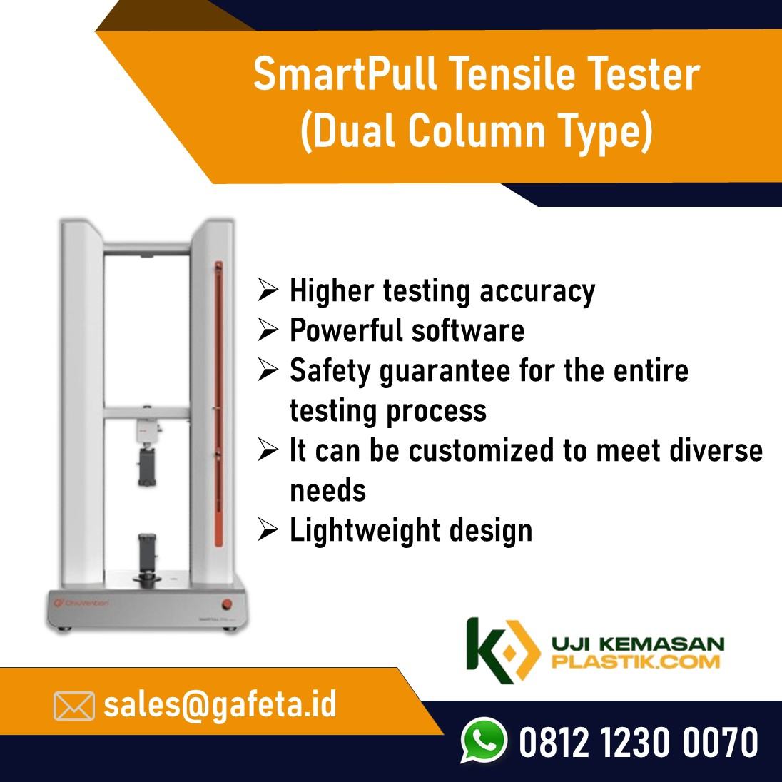 Jual SmartPull Fabric Tensile Tester – Uji Kekuatan, Elastisitas & Daya Tahan Material